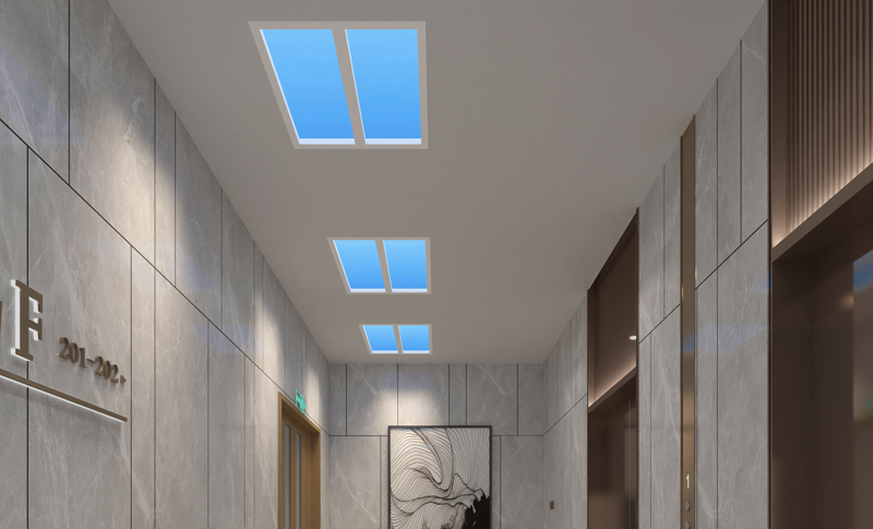 電梯間（600×400有格柵斜射）